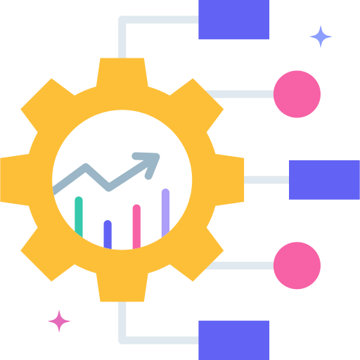 Syinfotech - Industrial Artwork Icon (Process Optimization with AI-ML)